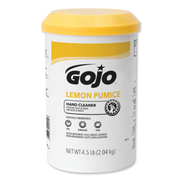 GOJO INDUSTRIES INC 0915-06柠檬浮石洗手液，柠檬，墨盒，4.5磅(6计数)