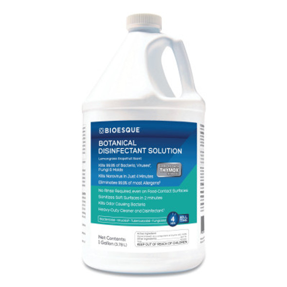 Blumenthal品牌BBDSG植物消毒液，1加仑罐，柠檬草-柚子香精(4支)