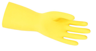 MCR安全5290 Unsupported Latex Gloves, 9 - 9.5, Latex, Yellow