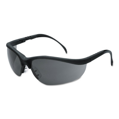 MCR Safety KD112AF Klondike Protective Eyewear, Gray Lens, Duramass Anti-Fog, Black Frame