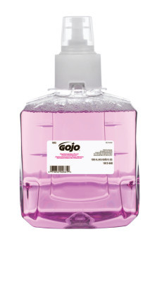 GOJO INDUSTRIES INC 1912-02抗菌梅子泡沫洗手液，带阀的瓶子，1200毫升，带阀的瓶子(2计数)