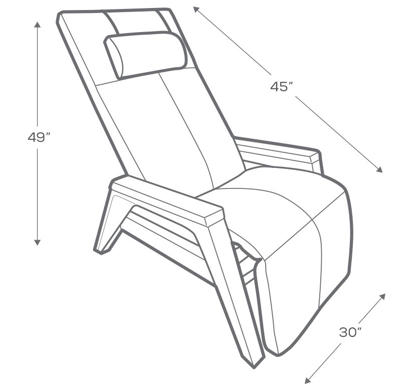 human touch zero gravity chair