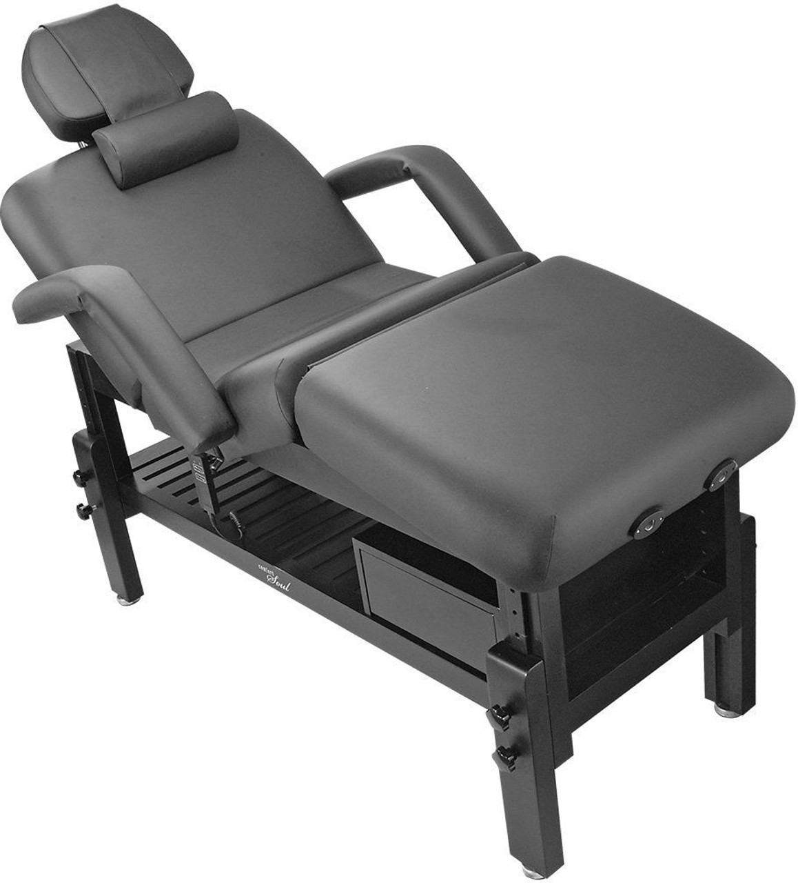 Comfort in adjustable treatment chairs with electric actuators