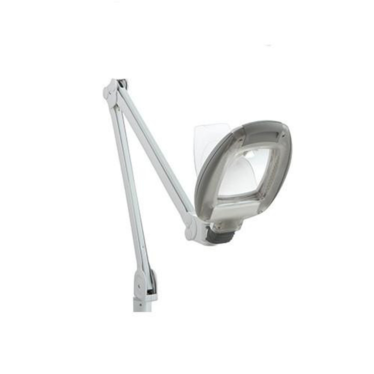 LIGHT IT! By Fulcrum, 20072-401 MultiFlex LED Floor Magnifier Lamp, Silver,  Single pack - Needlepoint Magnifier 