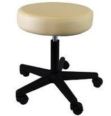 Mocha Beige Spa Luxe rolling swivel stool.