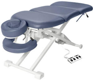Master Massage 29" TheraMaster 4 Section Electric Bodywork Table - Royal Blue