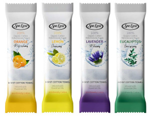 Disposable 8x8 inch pre-moistened Cotton towels (500 count 8 x 8 inch)