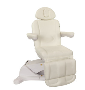 White Medical Spa 2246B All Electric Medi Spa Exam Chair in the full upright position.