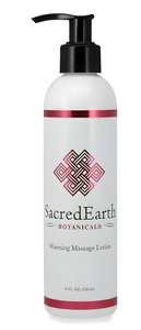 Sacred Earth Botanicals - Massage Warming Lotion - 8 oz.