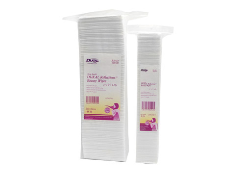 Dukal Reflections Beauty Wipe 2x2" 4ply (200 Count) - 900340