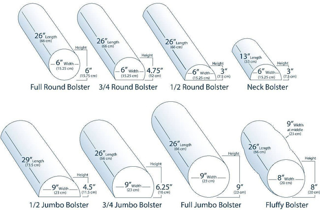 Neck Bolster - Earthlite (3 inches x 6 inches x 13 inches)