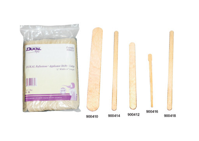 Dukal Reflections Applicator Sticks Large (100cnt 6L x .75"W) - 900410"