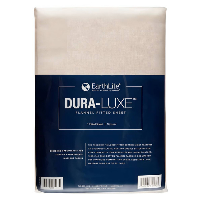 Earthlite - Dura Luxe Cotton Flannel Fitted Bottom Sheet