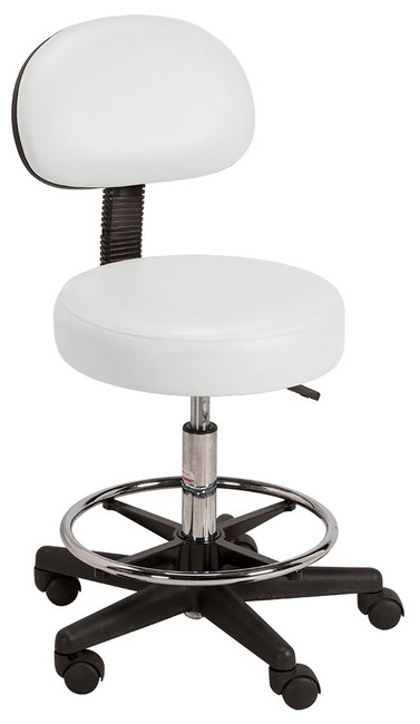 Equipro - Round Air-Lift Beauty Stool with Backrest EI-312