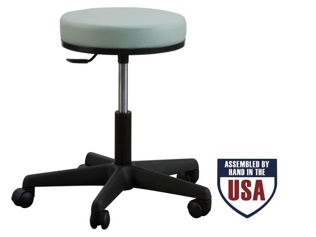 Premium Rolling Swivel Stool - Oakworks