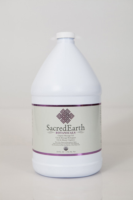 Sacred Earth Botanicals - Organic Massage Gel - Gallon 128 oz.