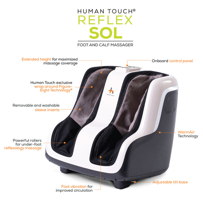 Reflex SOL Foot and Calf Massager - Human Touch
