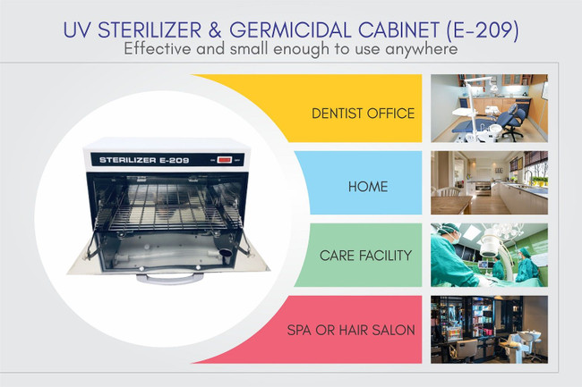 UV Sterilizer and Germicidal Cabinet - Model UV-C