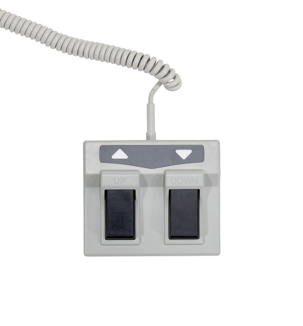Raising and lowering foot pedal for the Spa Luxe Electric Lift Massage Table