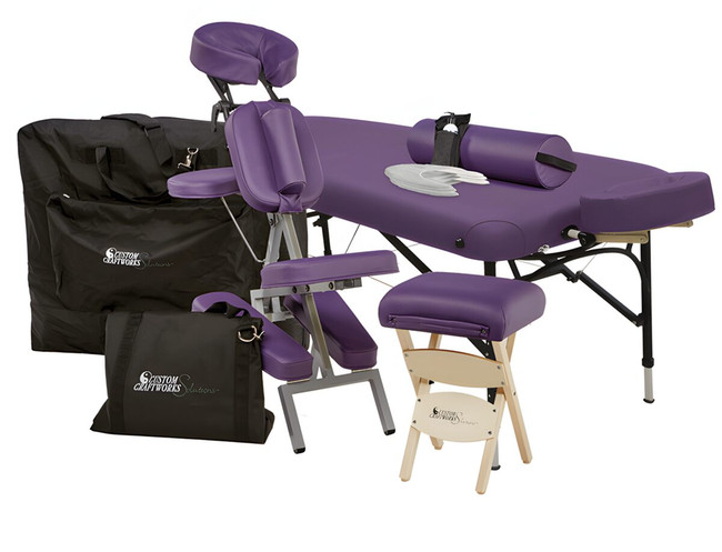 Custom Craftworks Destiny Spa Massage Table & Chair Package