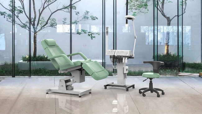 Silver Fox - Facial Bed and Exam Chair - 2219B