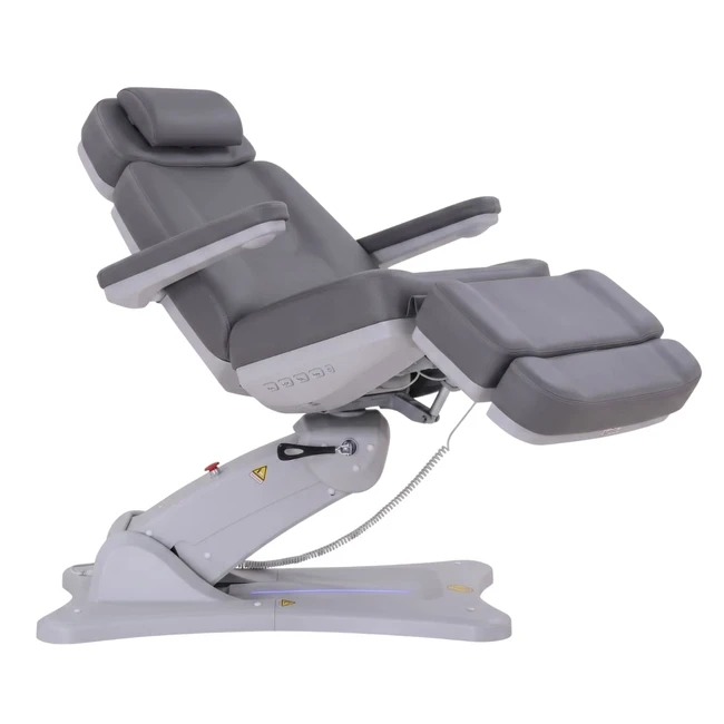 Gray Spa Luxe 2246BN medical treatment chair with rotation.