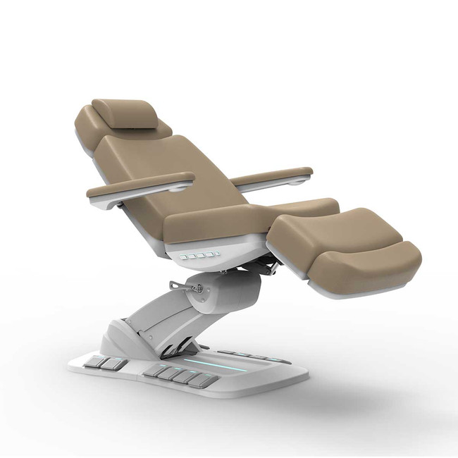 Sand Spa Luxe 2246EBN medical treatment chair with medical upholstery, foot controls, and swivel rotation.
