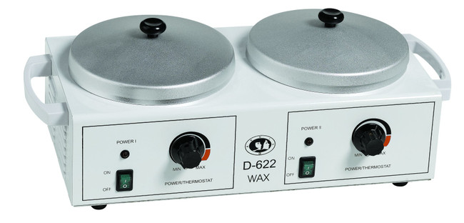 Double Deluxe Metal Wax Warmer 110V