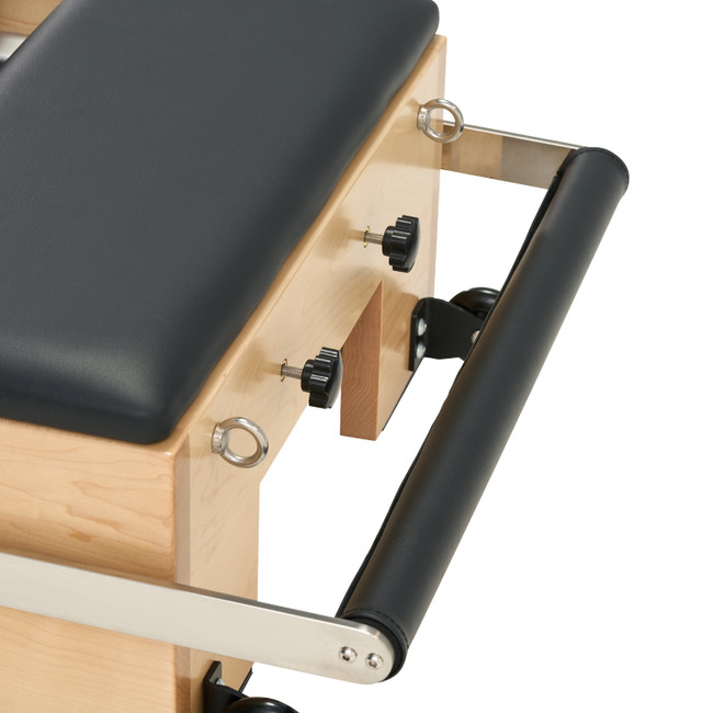 The 7-position 304 Stainless Steel foot bar allows for rapid, secure transitions