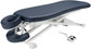 Master Massage 29" TheraMaster Flat Powerlift Electric Table - Royal Blue
