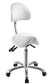 Rolling Saddle Stool with Back Support (3motion) - Silver Fox 1025A