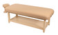 Spa Luxe - Stationary Massage Table (includes Headrest & Arm Shelf)