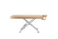 Fully expanded tallest beige Spa Luxe Electric Lift Massage Table