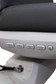 Side electric controller buttons on the Black Spa Luxe 2246BN medical treatment chair with rotation.