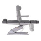 Side view of the Black Spa Luxe 2246BN medical treatment chair with rotation.