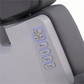 Top electric controller buttons on the Black Spa Luxe 2246BN medical treatment chair with rotation.