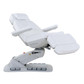 White Spa Luxe 2246EBN medical treatment chair with medical upholstery, foot controls, and swivel rotation.