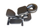 Top view of the Black Spa Luxe Adjustable Portable Massage Chair