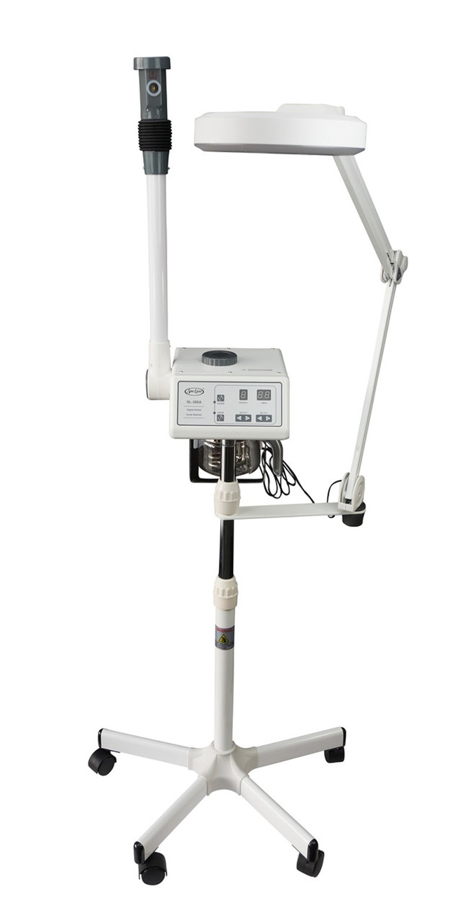 Spa Luxe TwoInOne Facial Steamer & Magnifying Lamp