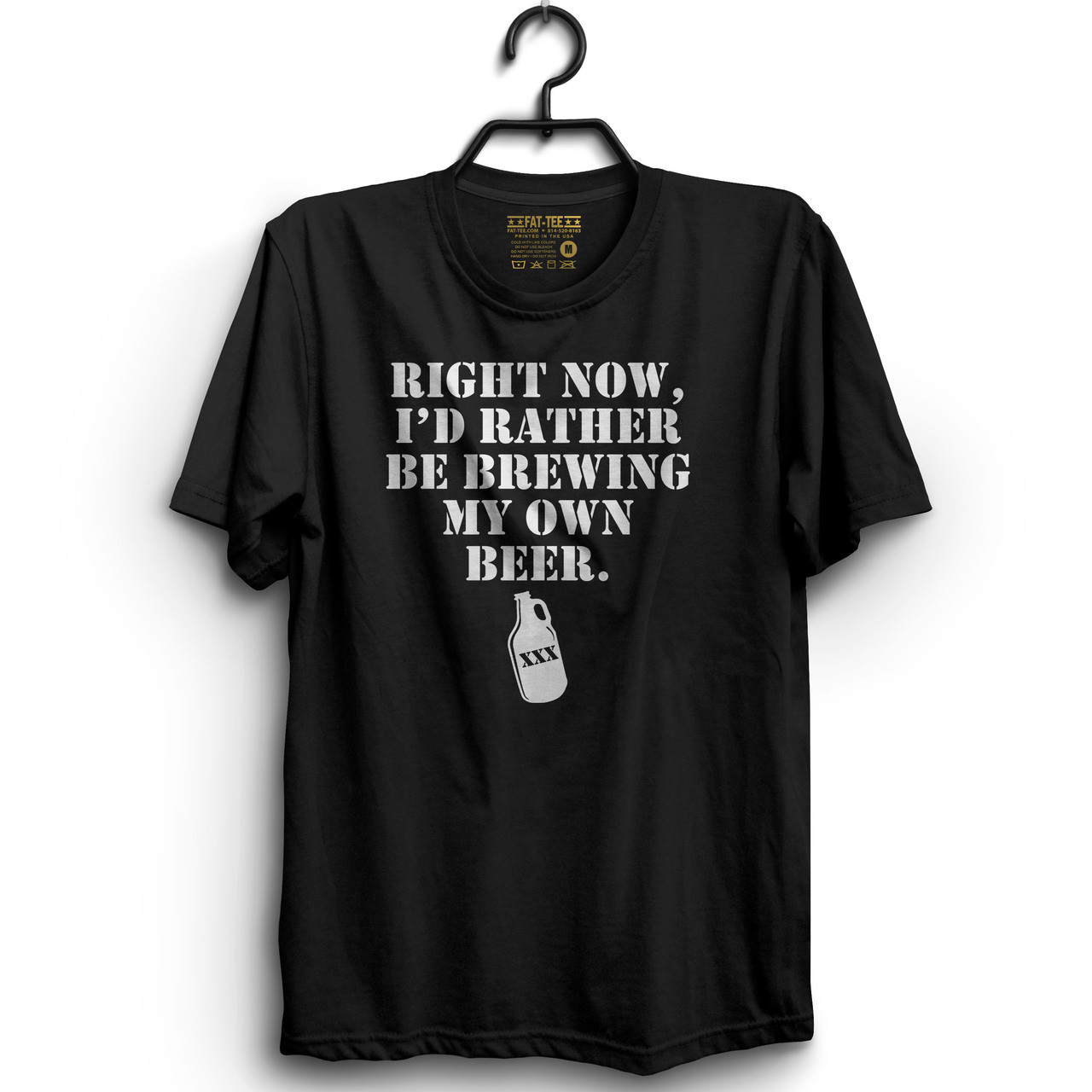 episode ødemark Breddegrad Right now, I'd rather be Brewing my own Beer T-Shirt | FAT-Tee.com