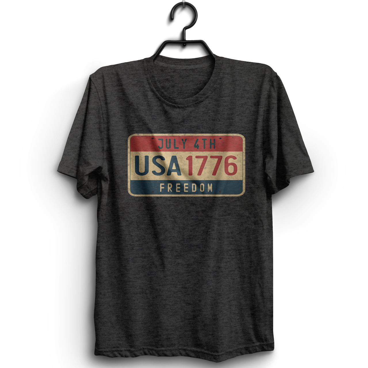 USA1776 License Plate Tee - First Amendment Tees Co. Inc.