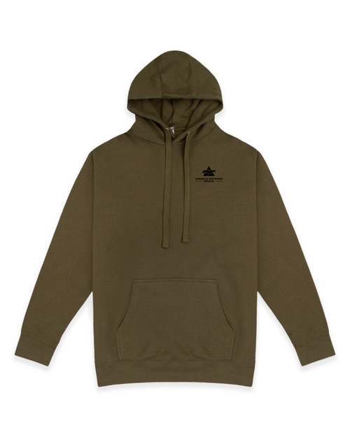 Armexa Flag Design OD Green Premium Pullover Hoodie