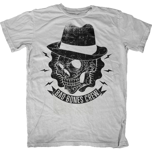 Skull Bad Bones Crew T-Shirt