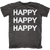 HAPPY HAPPY HAPPY Duck Hunting Family Quote T-Shirt