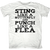 Sting like a Butterfly and Punch like a Flea Quote makes me T-Shirt