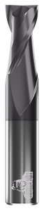 CARBIDE END MILL, STUB, FLAT, 2 FLUTE, 8.00MM DIA, 12.00MM LOC, 50.00MM OAL, TIALN COATED CARBIDE END MILL, STUB, FLAT, 2 FLUTE, 8.00MM DIA, 12.00MM LOC, 50.00MM OAL, TIALN COATED