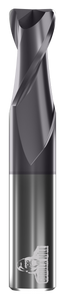 CARBIDE END MILL, STUB, RAD, 2 FLUTE, 20.00MM DIA, 22.00MM LOC, 75.00MM OAL, 1.00MM RAD, TIALN COATED CARBIDE END MILL, STUB, RAD, 2 FLUTE, 20.00MM DIA, 22.00MM LOC, 75.00MM OAL, 1.00MM RAD, TIALN COATED