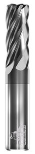 GORILLA MILL, LONG, RAD, 5 FLUTE, 3/4''DIA, 2''LOC, 4''OAL, .190''RAD, GMX-35 COATED GORILLA MILL, LONG, RAD, 5 FLUTE, 3/4''DIA, 2''LOC, 4''OAL, .190''RAD, GMX-35 COATED