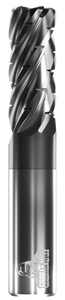 GORILLA MILL, PHENOM, CHIMPBREAKER, LONG, RAD, 5 FLUTE, 3/8''DIA, 1-1/4''LOC, 3''OAL, .060''RAD, GMS² COATED GORILLA MILL, PHENOM, CHIMPBREAKER, LONG, RAD, 5 FLUTE, 3/8''DIA, 1-1/4''LOC, 3''OAL, .060''RAD, GMS² COATED