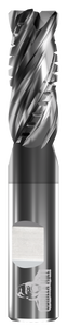 GORILLA MILL, SASQUATCH, ROUGHER/FINISHER, 4 FLUTE, 1''DIA, 1-3/4''LOC, 4''OAL, .035-.040''CHAMF, WELDON FLAT, GMS² COATED GORILLA MILL, SASQUATCH, ROUGHER/FINISHER, 4 FLUTE, 1''DIA, 1-3/4''LOC, 4''OAL, .035-.040''CHAMF, WELDON FLAT, GMS² COATED